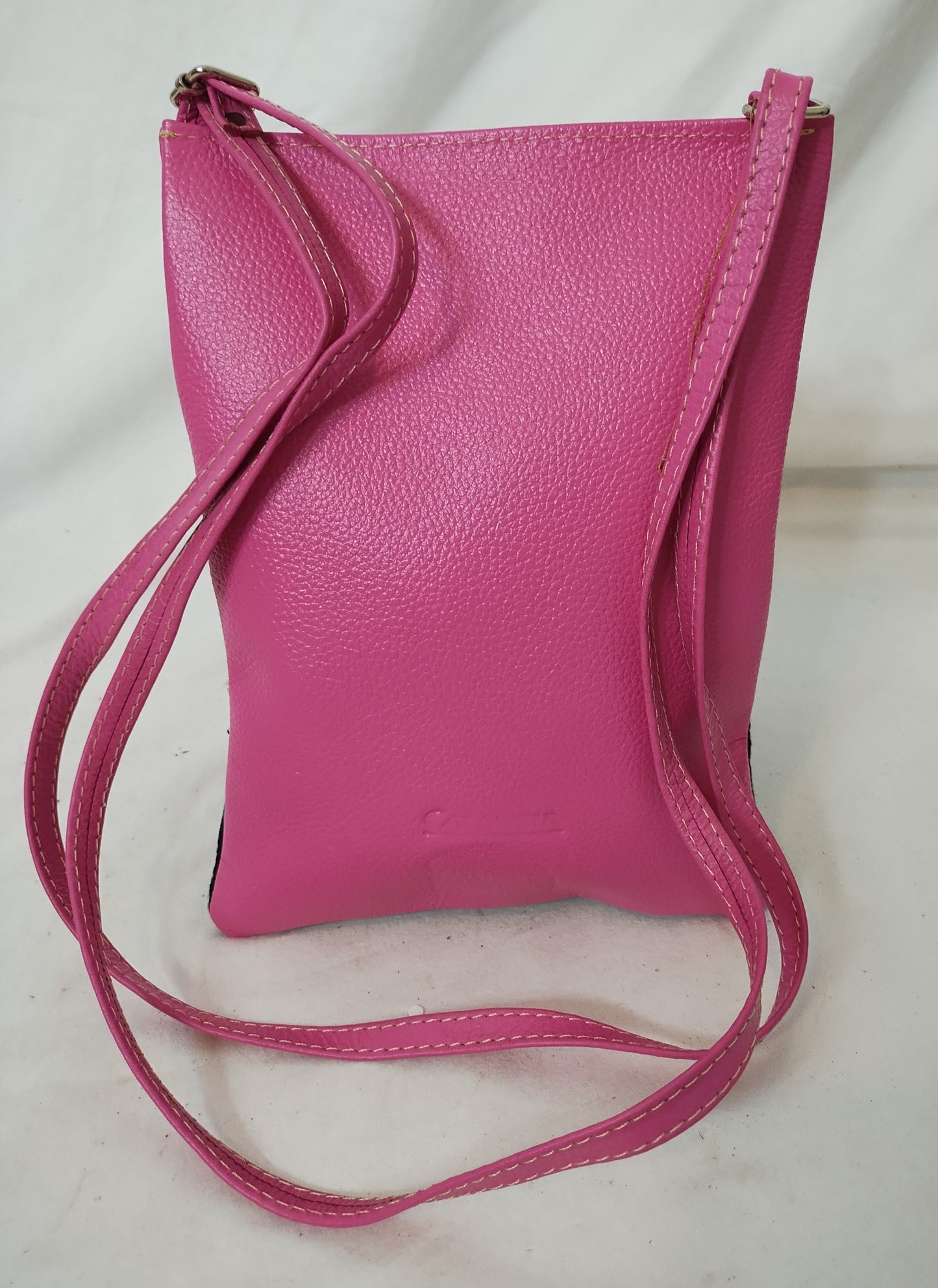 Leather hand bag