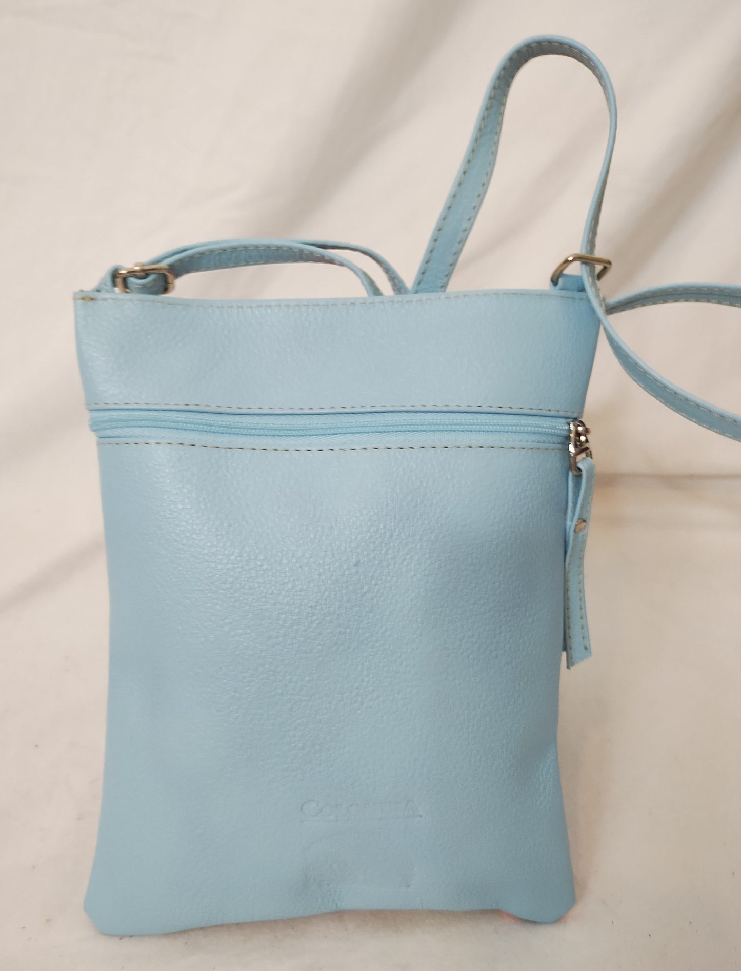 Leather hand bag