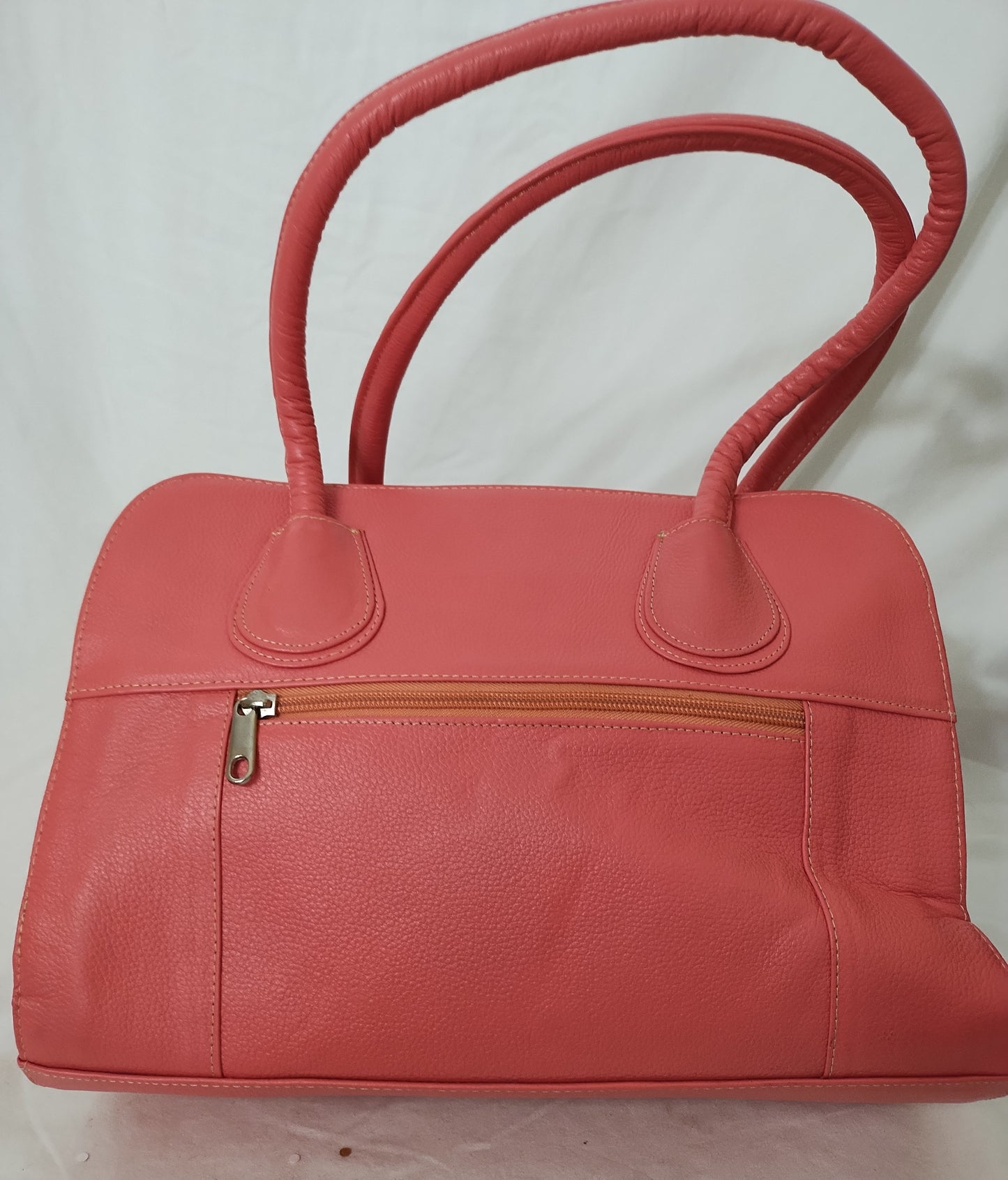 Leather hand bag