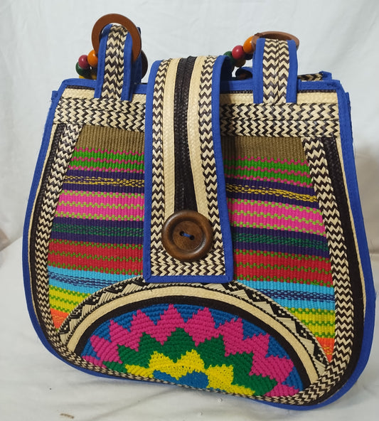 Hand bag, pear shaped (from cana flecha)