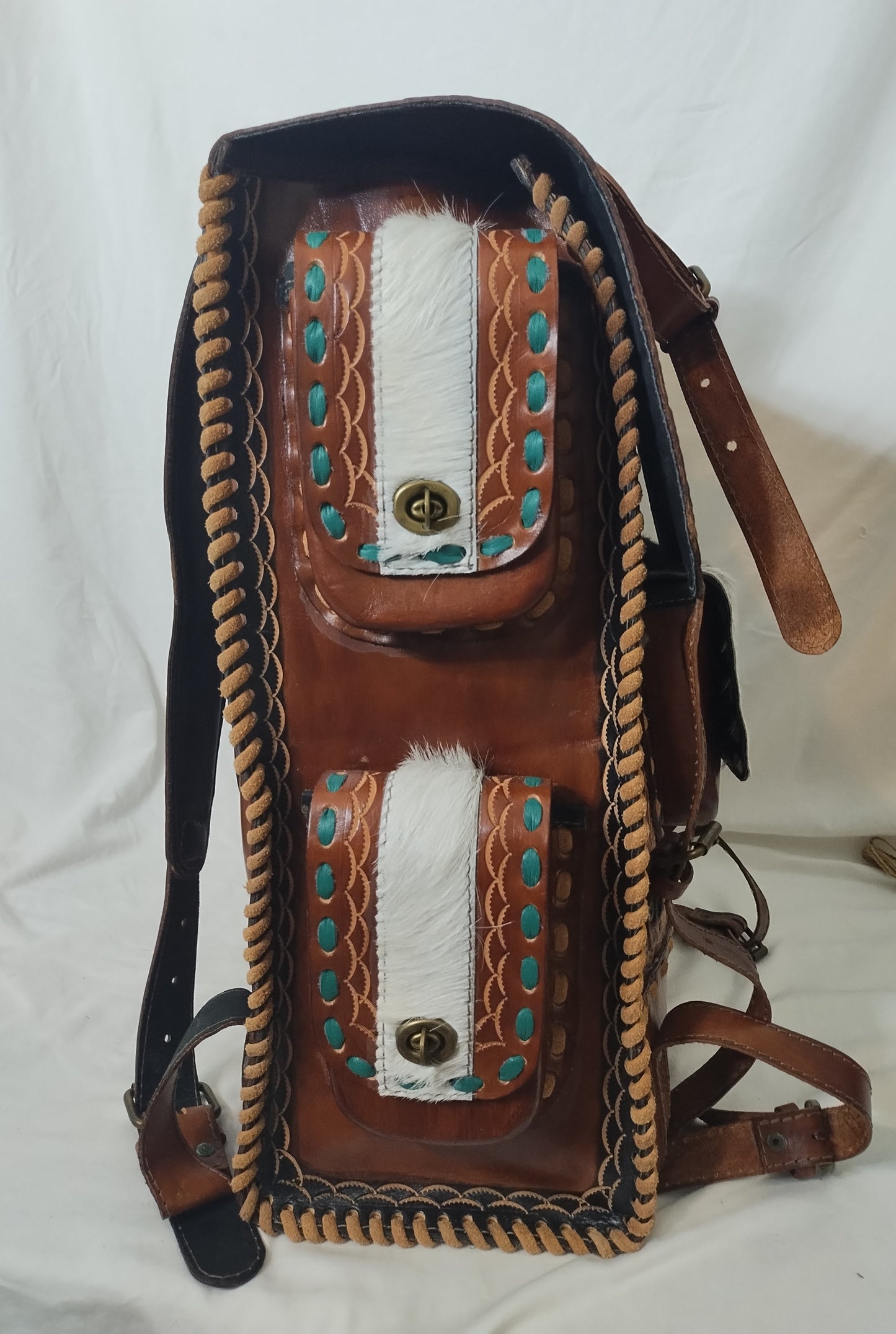 Leather backpack LARGE