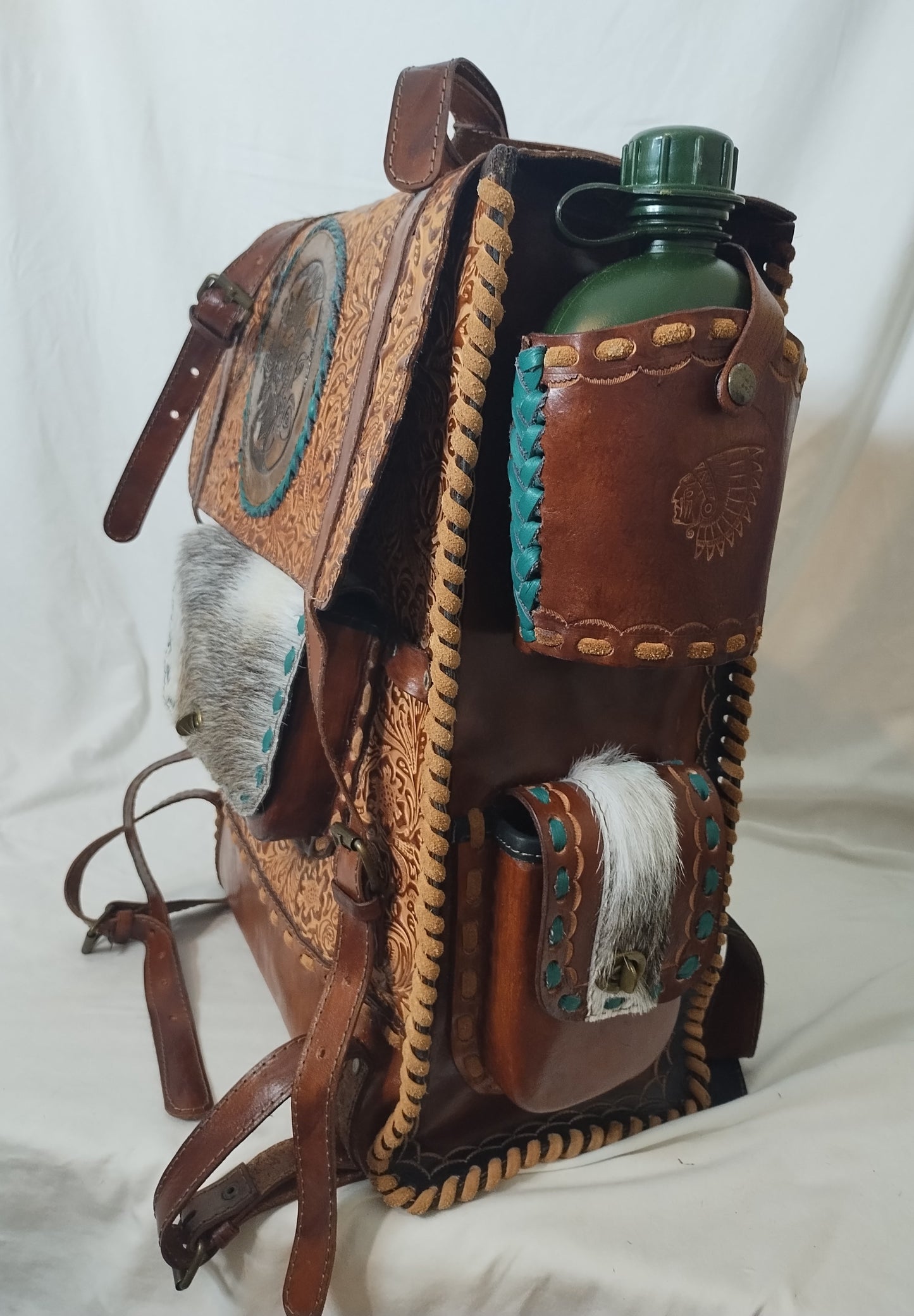 Leather backpack LARGE