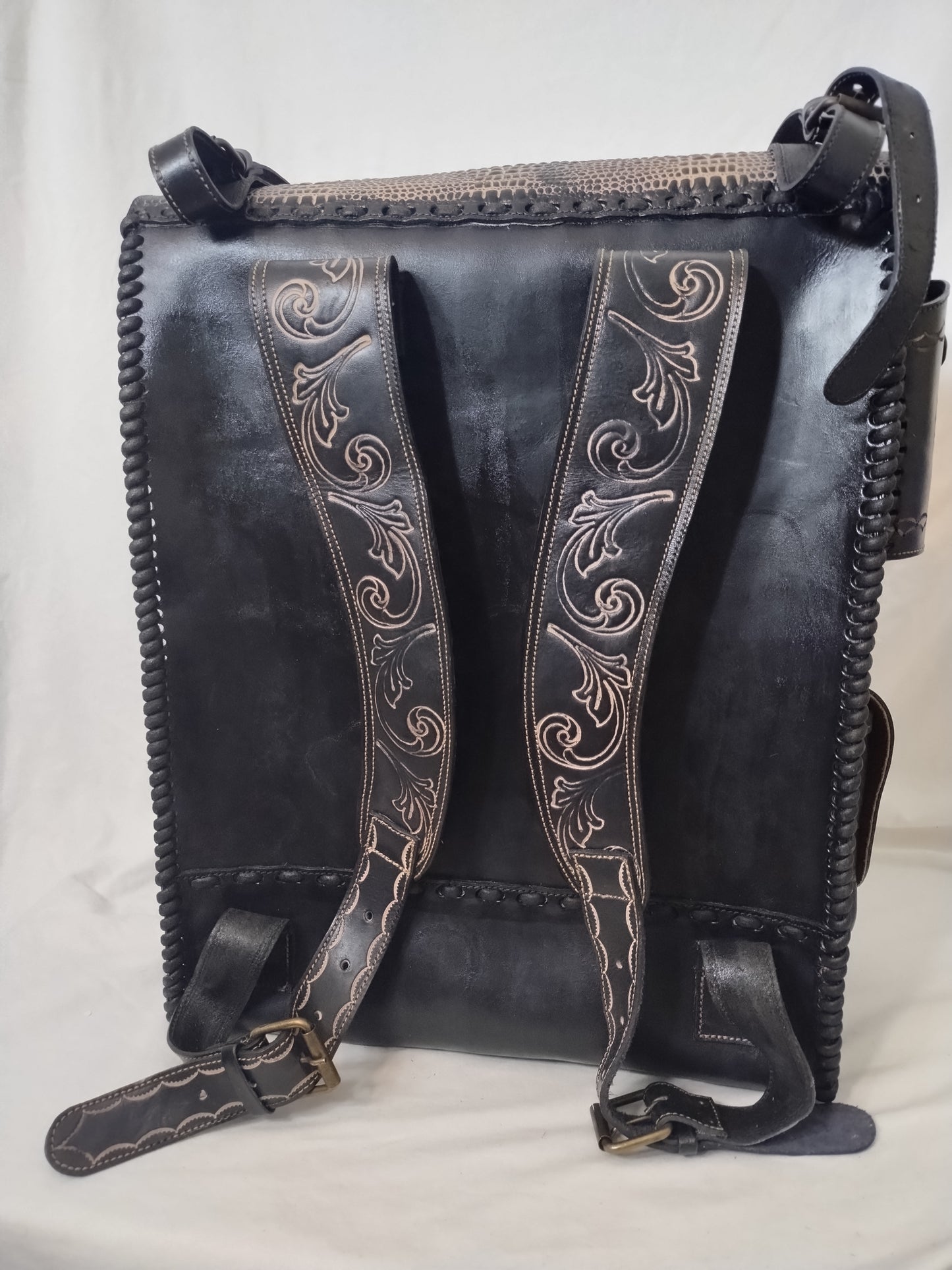 Leather backpack LARGE