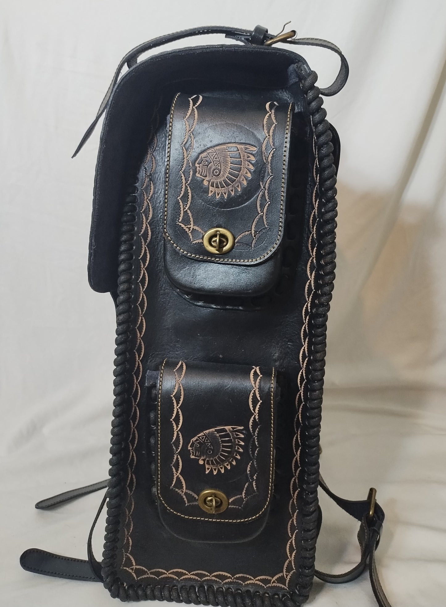Leather backpack LARGE