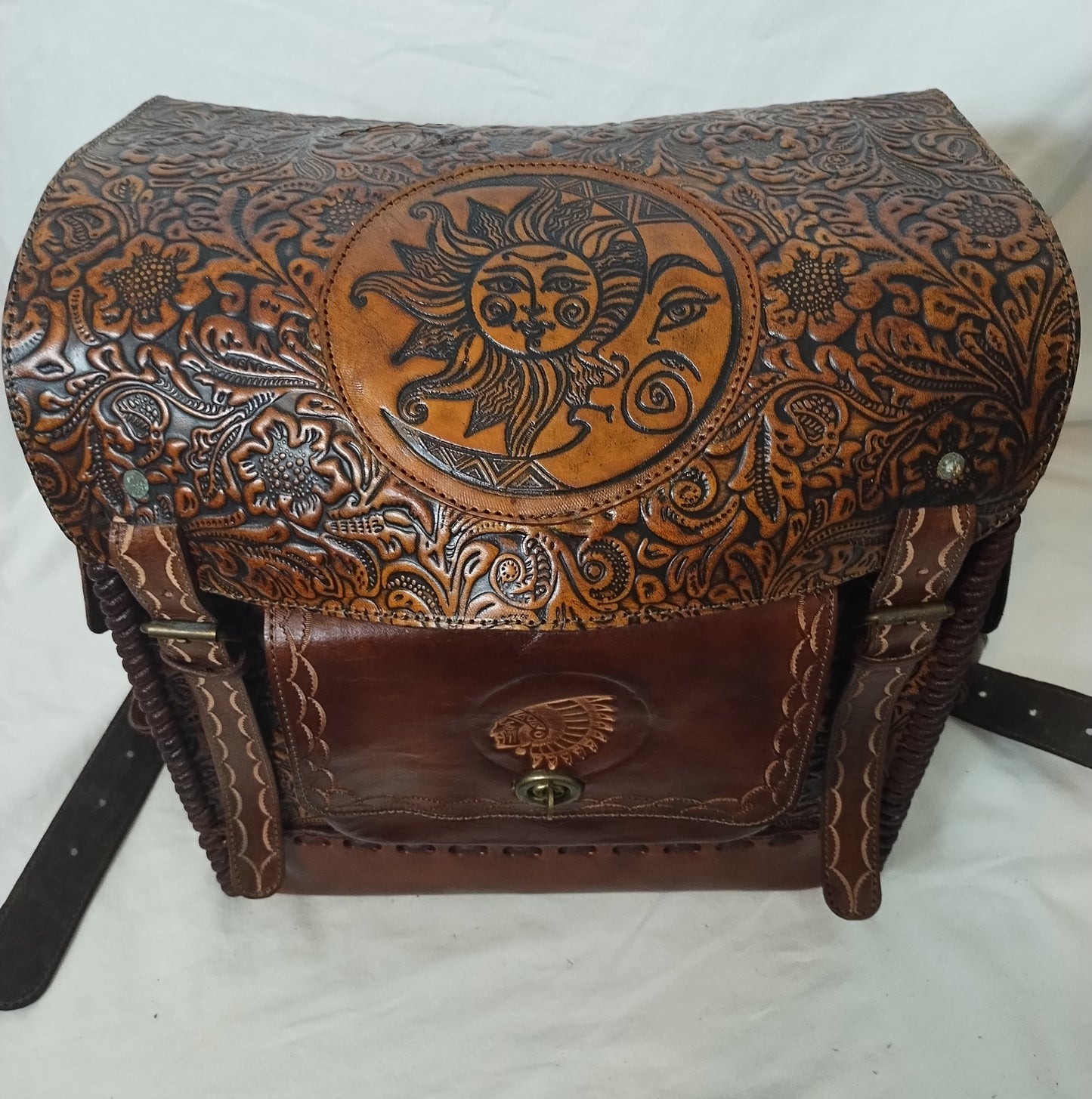 Leather backpack MEDIUM