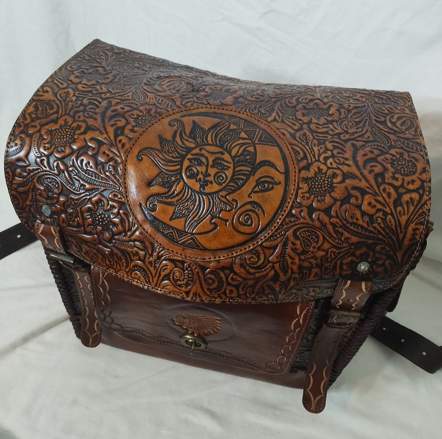 Leather backpack MEDIUM