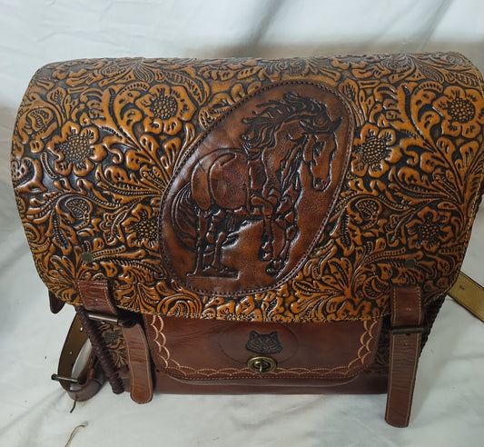 Leather backpack MEDIUM