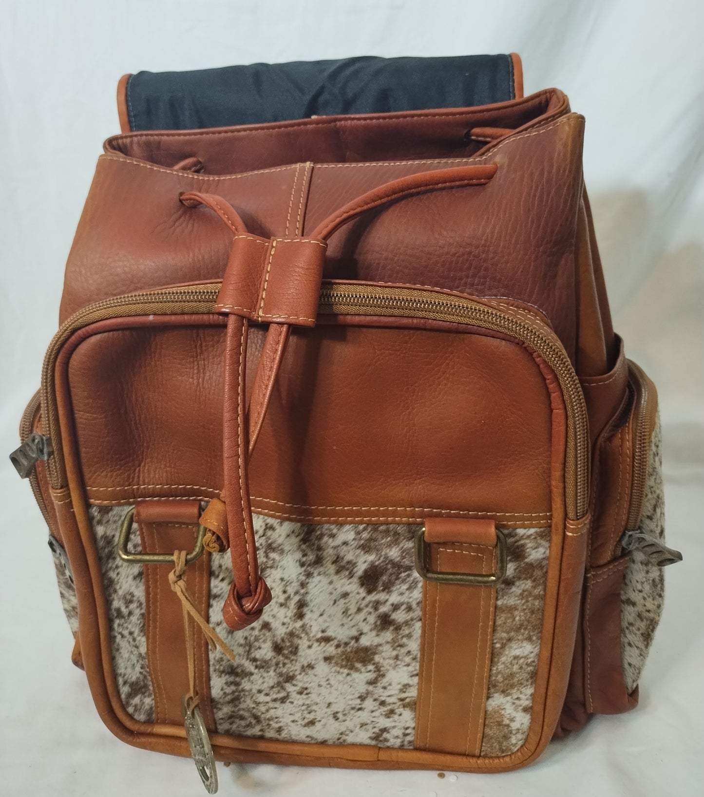 Leather backpack