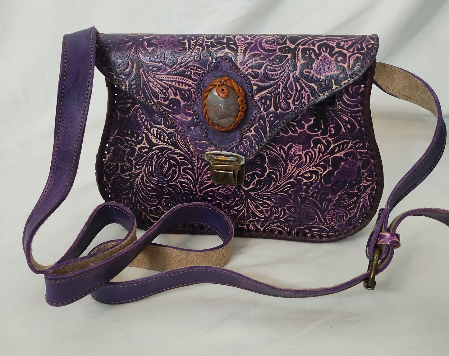 Leather hand bag (Cuero)