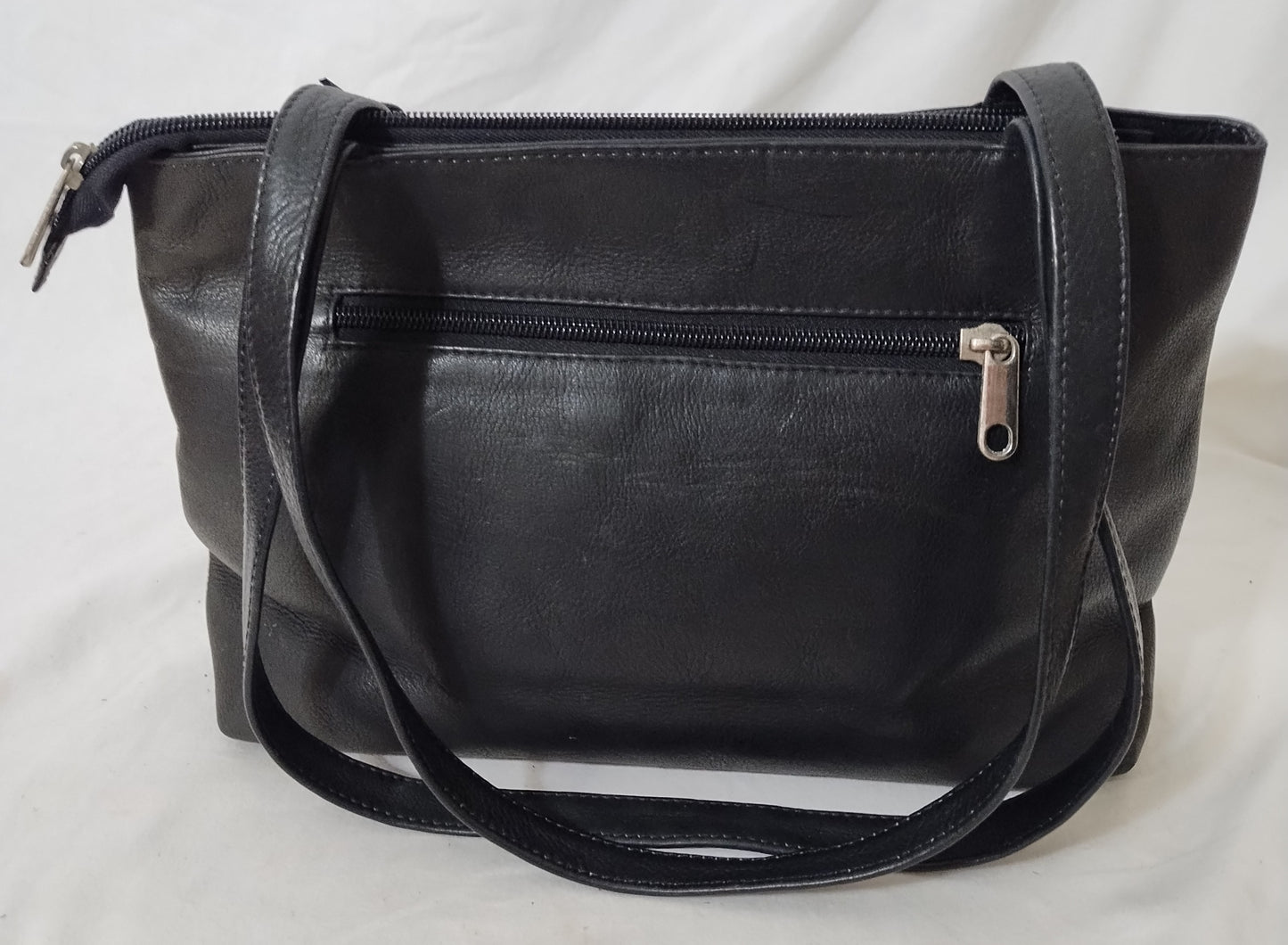 Leather hand bag