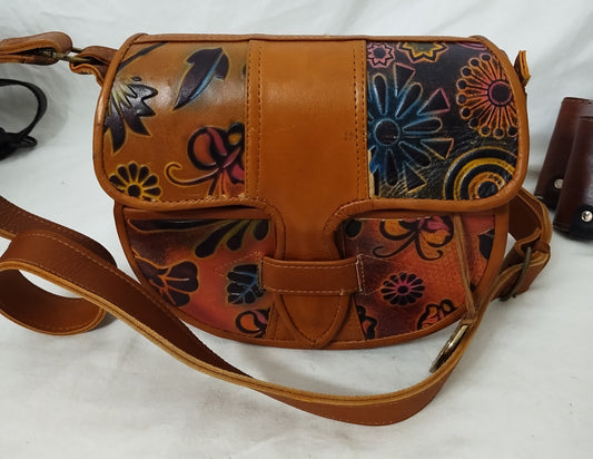 Leather satchel/bag (Carriel)