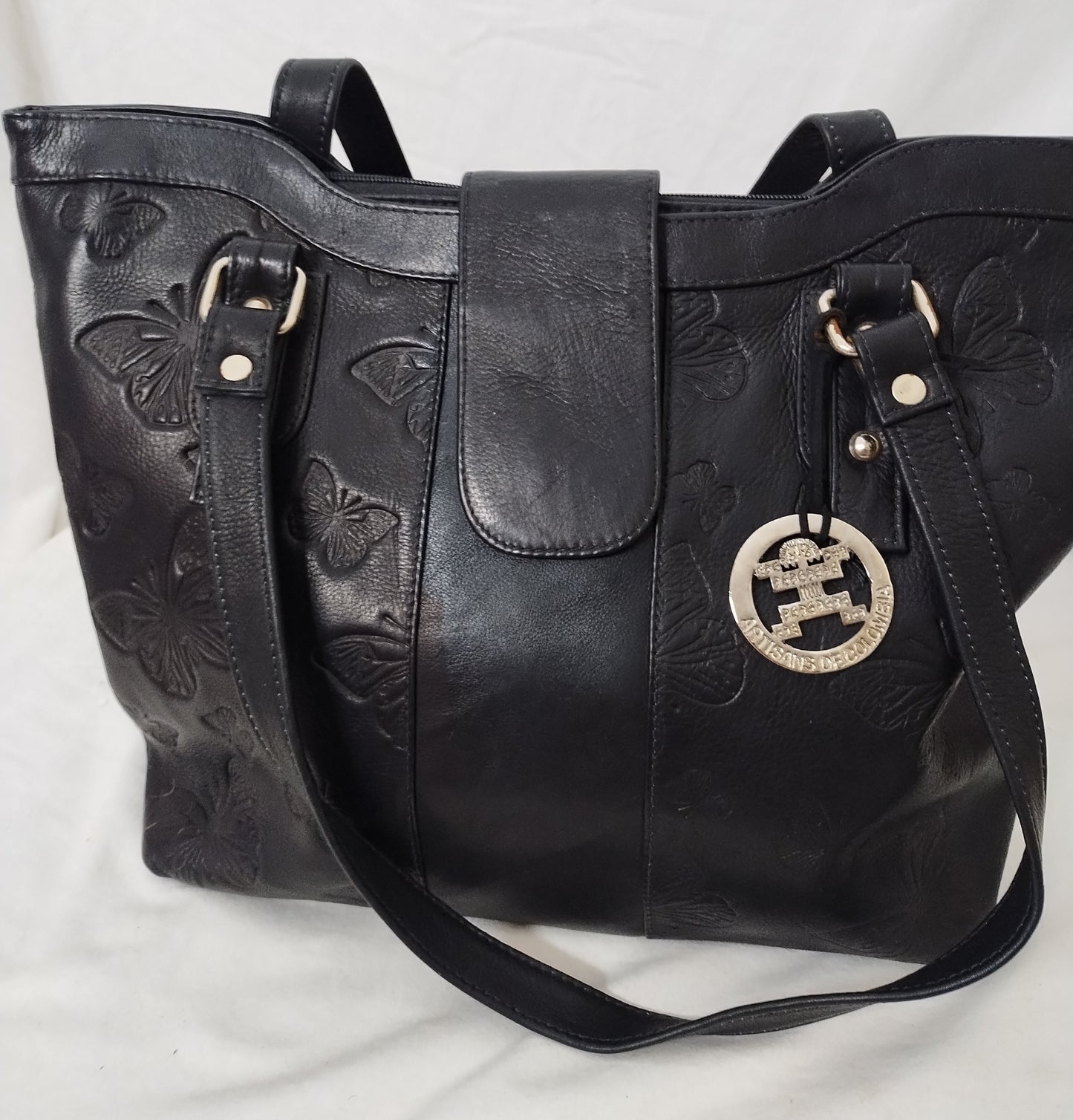 Leather hand bag (Cuero)