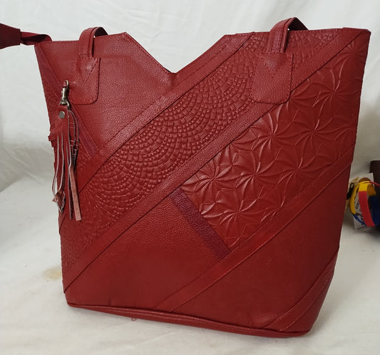 Leather hand bag (Cuero)