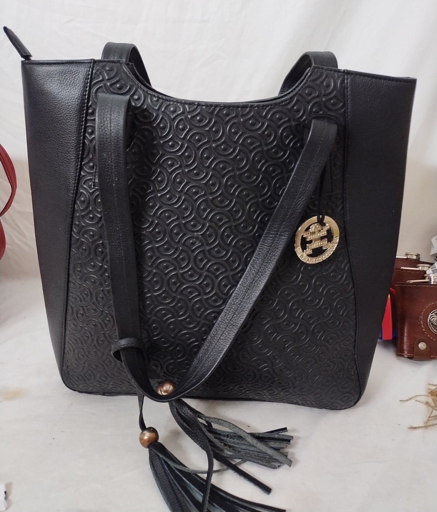 Leather hand bag (Cuero)