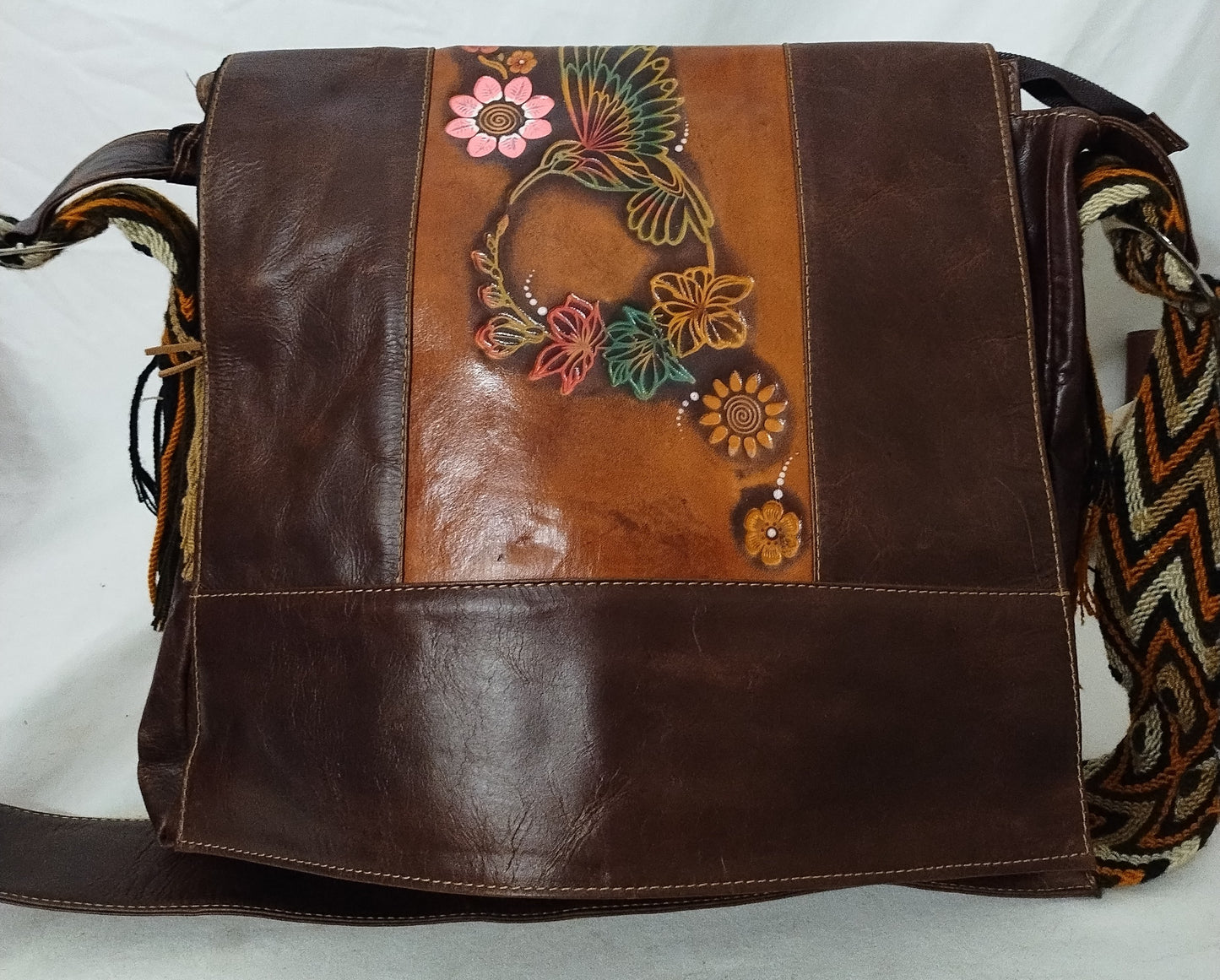 Leather hand bag (Cuero)