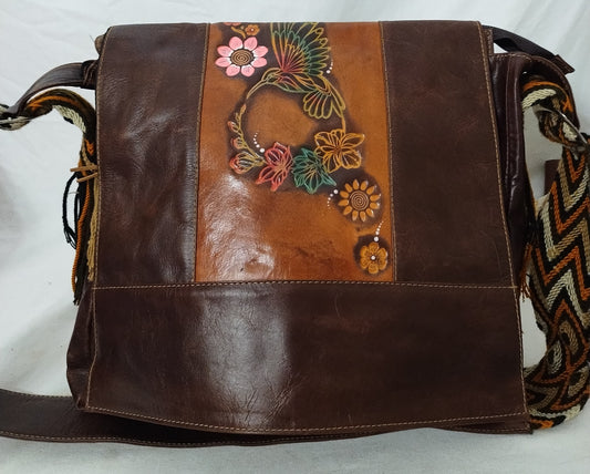 Leather hand bag (Cuero)