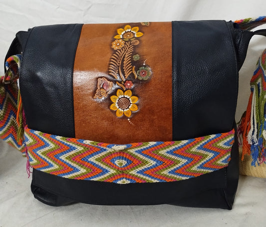 Leather hand bag (Cuero)