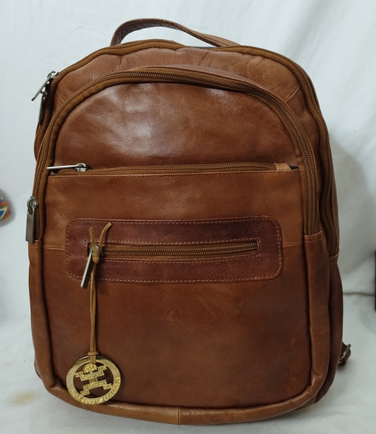 Leather back pack (Cuero)